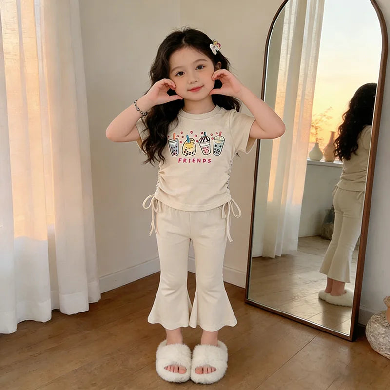 Children's Clothing Girls Sets Outfits 2026 Girls' Clothing Children Clothes Girl Female Child Clothes Summer Suit for Girl Kids