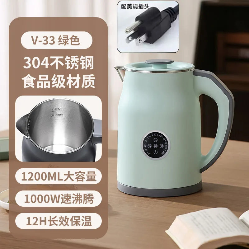 110V/220V Electric Kettle Smart Home Appliance for USA Japan Canada with Keep Warm Function DS